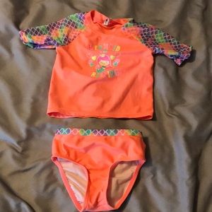 12-18 mo rash guard two piece suit